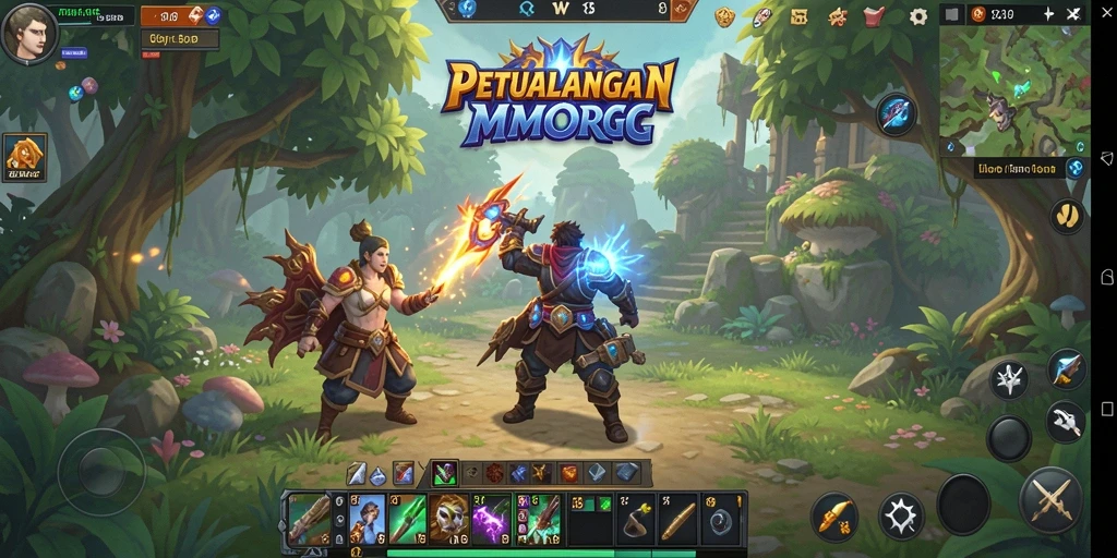 Tangkapan layar dari gameplay <strong>AW8</strong> yang menampilkan pertarungan epik antara karakter pemain.