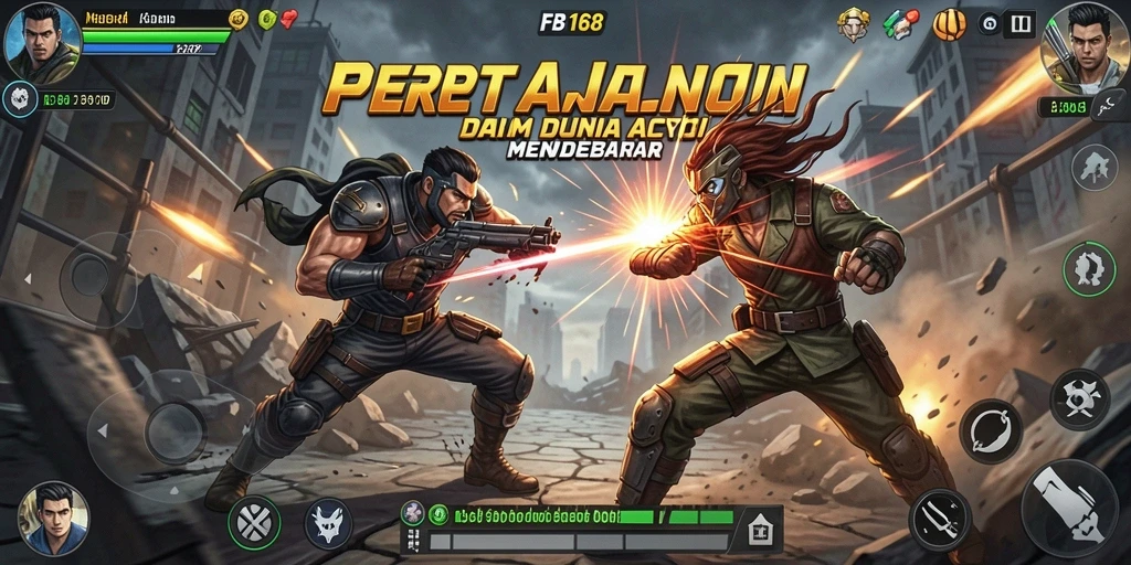 Screenshot utama FB168 yang menampilkan aksi gameplay yang mendebarkan.