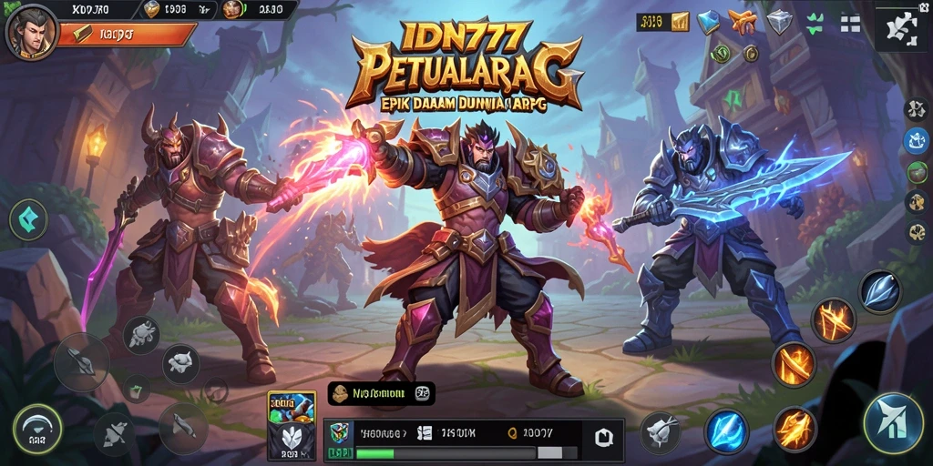 Gameplay seru di dalam dunia fantasi ARPG yang mendebarkan.