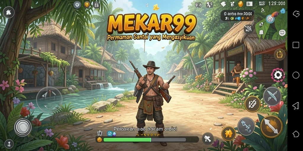 Tangkapan layar utama dari gameplay MEKAR99 yang seru dan menarik.