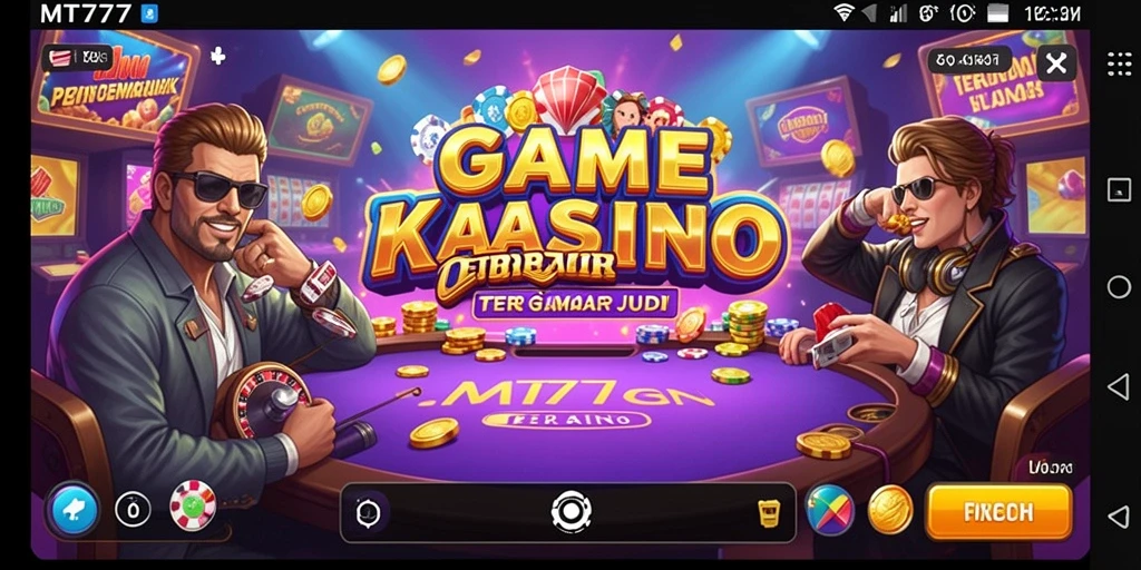 Tampilan gameplay menarik di MT777 dengan aksi Kasino yang mendebarkan.