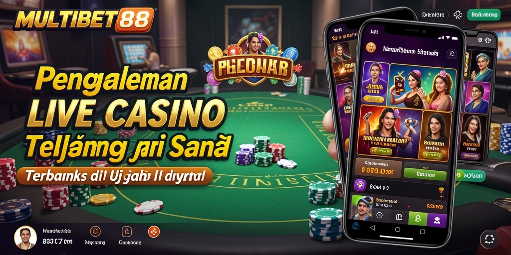 Gameplay Live Casino yang mendebarkan dalam aplikasi MULTIBET88.