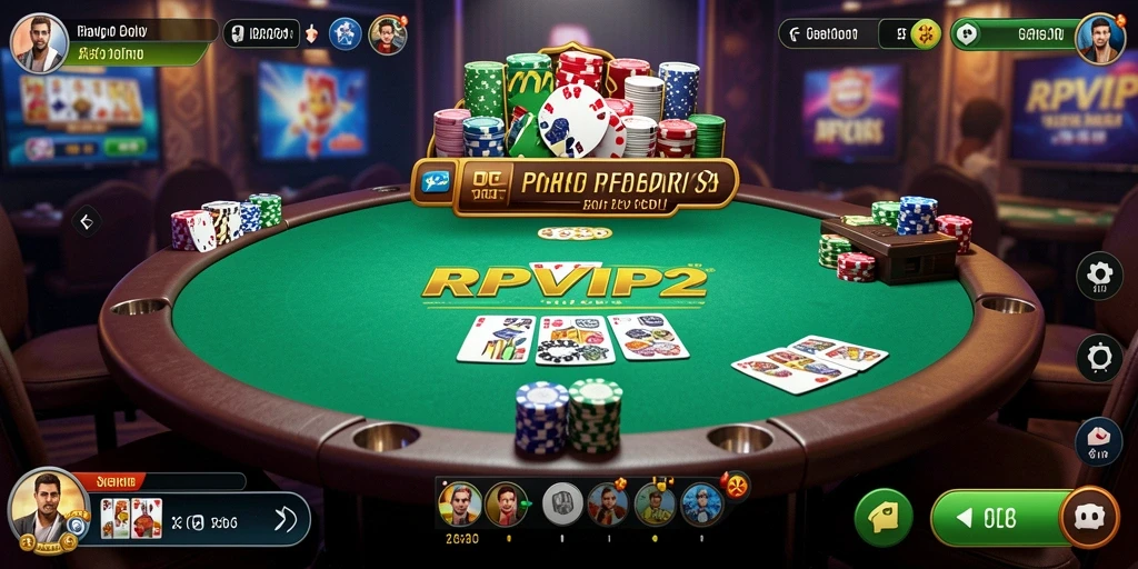 Tangkapan layar RPVIP2 yang menampilkan gameplay poker yang seru dan menantang.